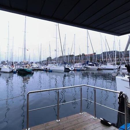 Hausboot Fjord Meeresbrise Mit Dachterrasse In Flensburg Exterior foto