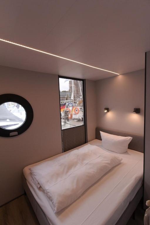 Hausboot Fjord Meeresbrise Mit Dachterrasse In Flensburg Exterior foto